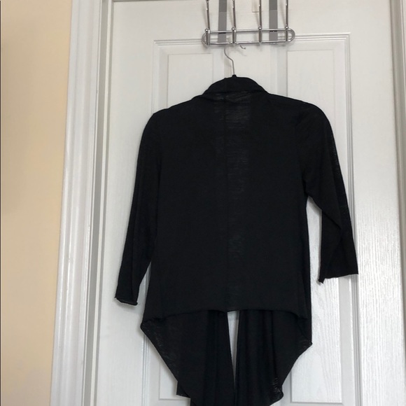 Alternative High Low Short Sleeved Cardigan - Picture 3 of 7